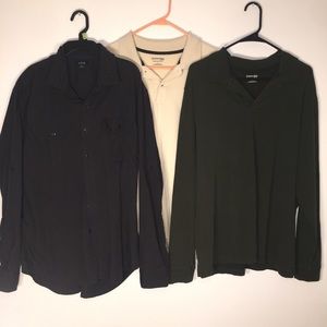 3 Men’s Shirts All size Large